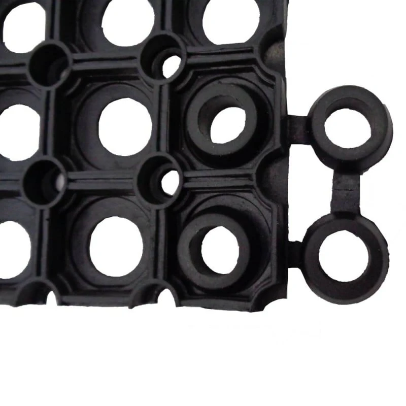 2 Tapis Caillebotis Caoutchouc + Connecteurs 2 2 Tapis Caillebotis Caoutchouc + Connecteurs - Image 2