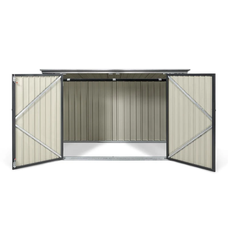 Abri De Jardin Coffre Métallique Vélos, Outils - 210 X 130 X 105 Cm 4 Abri De Jardin Coffre Métallique Vélos, Outils - 210 X 130 X 105 Cm - Image 4