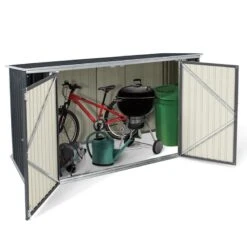 Abri De Jardin Coffre Métallique Vélos, Outils - 210 X 130 X 105 Cm 20 Abri De Jardin Coffre Métallique Vélos, Outils - 210 X 130 X 105 Cm -Le Jardin Parfai abri de jardin coffre metallique multi usage 210 x 130 x 105 cm 9