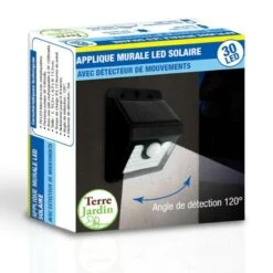 Applique Murale Solaire Avec Détecteur De Mouvements - 300 Lumens 12 Applique Murale Solaire Avec Détecteur De Mouvements - 300 Lumens -Le Jardin Parfai applique murale solaire detecteur mouvement 300 lumens 5