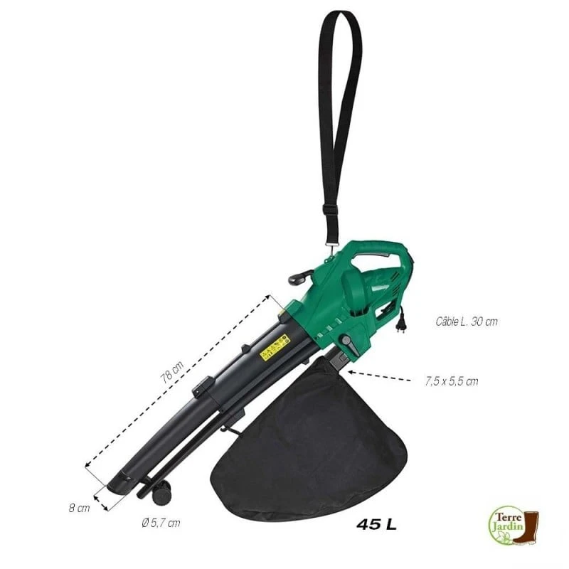 Aspirateur Souffleur Broyeur 3000w 2 Aspirateur Souffleur Broyeur 3000w - Image 2