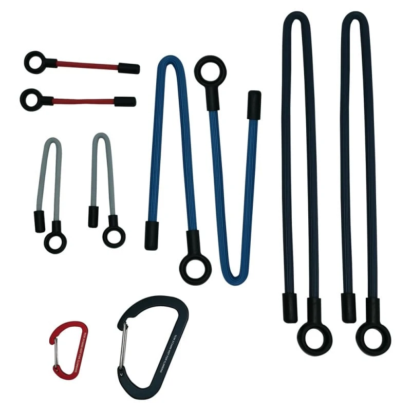Attaches Flexibles Réutilisables Avec Mousquetons - Lot De 10 1 Attaches Flexibles Réutilisables Avec Mousquetons - Lot De 10