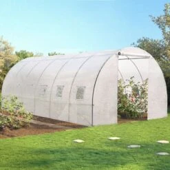 Bâche De Rechange Pour Serre Tunnel Blanche 7 Bâche De Rechange Pour Serre Tunnel Blanche -Le Jardin Parfai bache rechange serre tunnel blanc transparente 6m 18m 24m 2