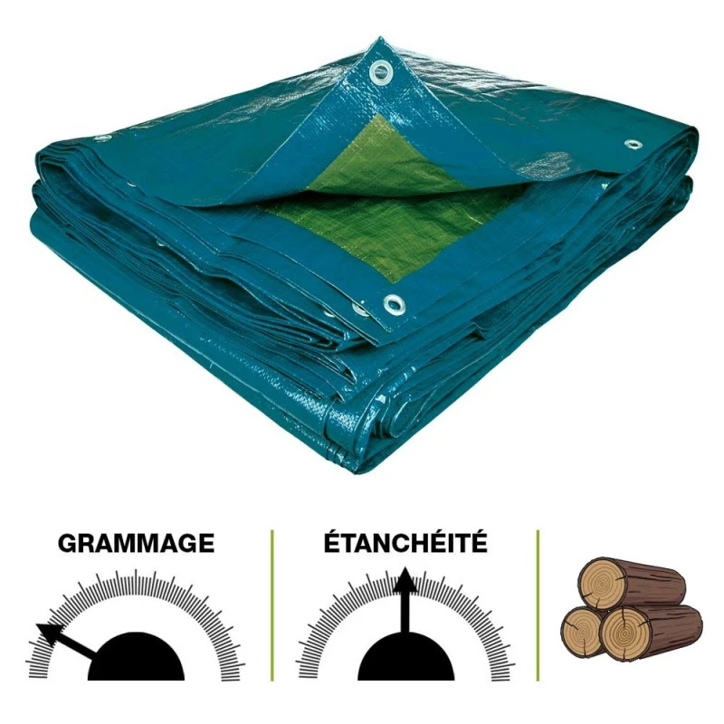 Bâche à Bûches 70g/m2 2 Bâche à Bûches 70g/m2 - Image 2