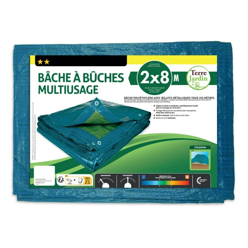 Bâche à Bûches 70g/m2 4 Bâche à Bûches 70g/m2 - Image 4