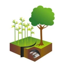 Barrière Anti Rhizome, Racines, Bambous Rouleau De 5 Mètres 10 Barrière Anti Rhizome, Racines, Bambous Rouleau De 5 Mètres -Le Jardin Parfai barriere anti rhizome racine bambou 5 m x 60 cm 800 mg 4