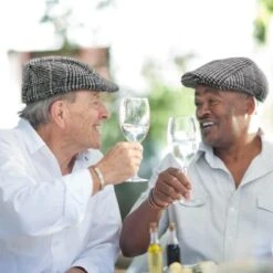 Béret / Casquette Plate Grise En Coton 5 Béret / Casquette Plate Grise En Coton -Le Jardin Parfai beret casquette plate grise 2