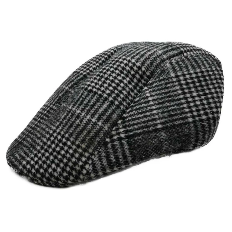 Béret / Casquette Plate Grise En Coton 1 Béret / Casquette Plate Grise En Coton