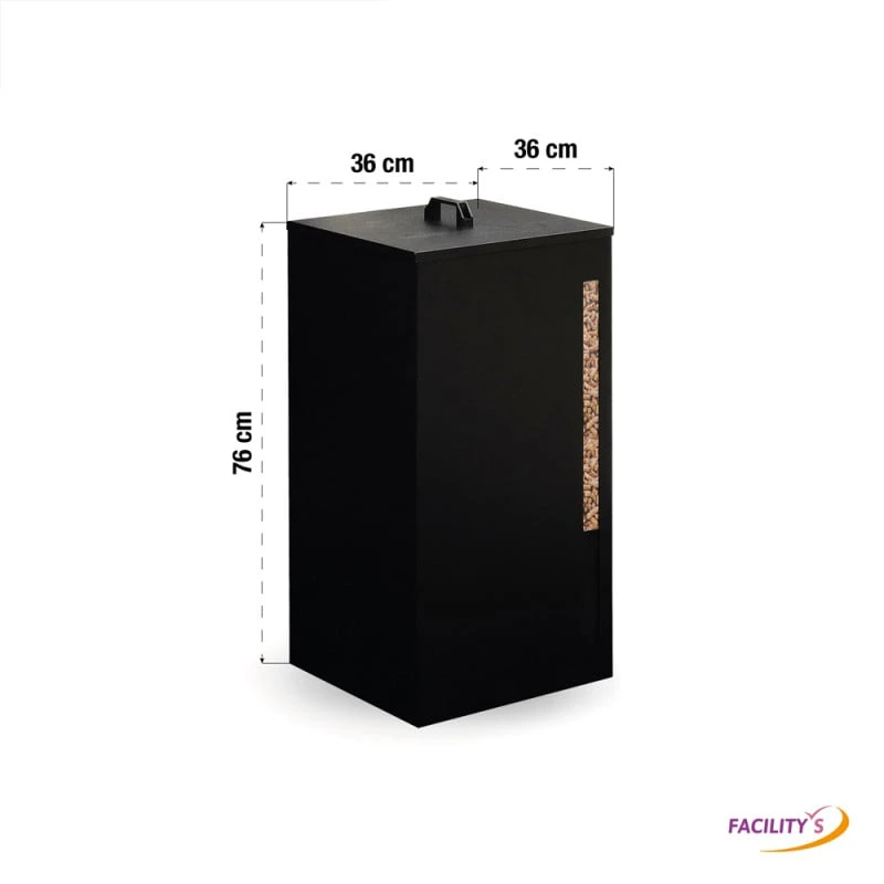 Boite à Granulés De Bois Et Pellets - Capacité De 45 Kg 2 Boite à Granulés De Bois Et Pellets - Capacité De 45 Kg - Image 2