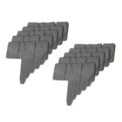 Bordures De Jardin Imitation Pierre - Lot De 80