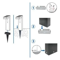 Borne Lampadaire Solaire Design Avec Détecteur De Mouvement 13 Borne Lampadaire Solaire Design Avec Détecteur De Mouvement -Le Jardin Parfai borne lampadaire solaire avec detecteur de mouvement 5