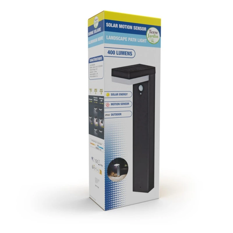 Borne Lampadaire Solaire Design Avec Détecteur De Mouvement 8 Borne Lampadaire Solaire Design Avec Détecteur De Mouvement - Image 8