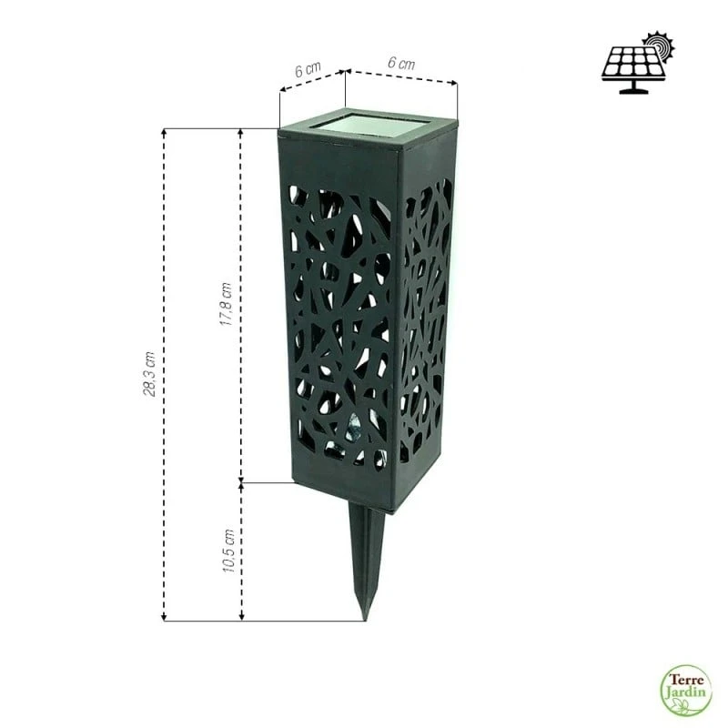 Borne Solaire Photophore - Lot De 6 2 Borne Solaire Photophore - Lot De 6 - Image 2