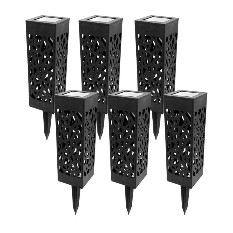 Borne Solaire Photophore - Lot De 6 1 Borne Solaire Photophore - Lot De 6
