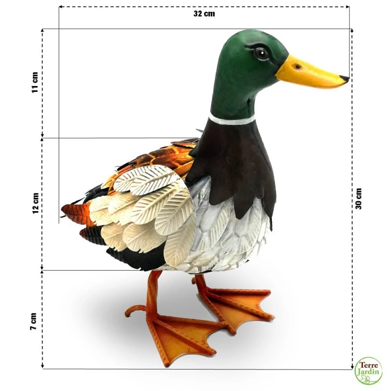 Canard Deco Jardin Animaux 2 Canard Deco Jardin Animaux - Image 2