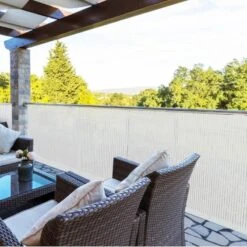 Canisse Double Face PVC 1 X 1 M 17 Canisse Double Face PVC 1 X 1 M -Le Jardin Parfai canisse cache balcon pvc 1 x 1 metre 8