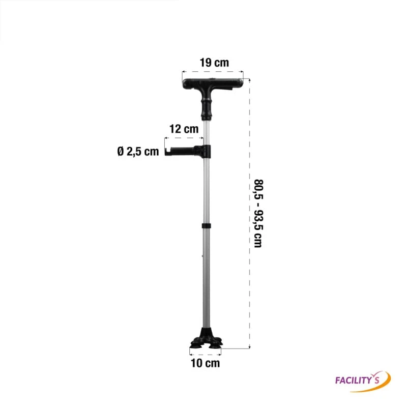 Canne De Marche Tripode Réglable Multifonction Pour Homme Et Femme 3 Canne De Marche Tripode Réglable Multifonction Pour Homme Et Femme - Image 3