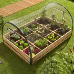 Carré Potager Avec Serre Intégrée Sur Armature Rigide 7 Carré Potager Avec Serre Intégrée Sur Armature Rigide -Le Jardin Parfai carre potager avec serre 3