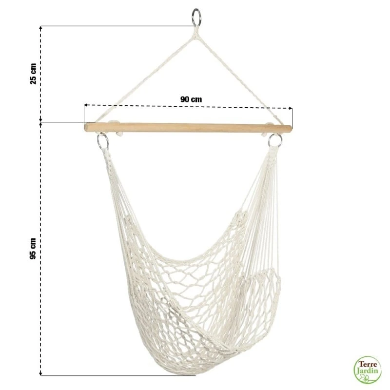 Chaise Hamac Suspendue Hawaïenne 2 Chaise Hamac Suspendue Hawaïenne - Image 2