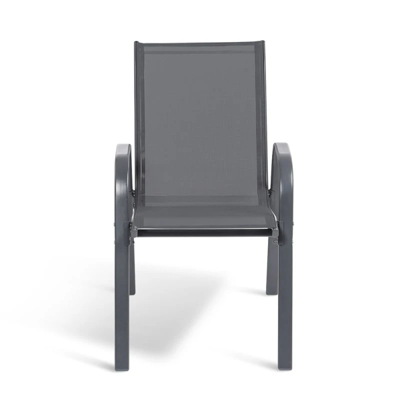 Chaises De Jardin Empilables Textilène X6 5 Chaises De Jardin Empilables Textilène X6 - Image 5