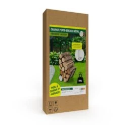 Chariot à Bûches Métal 6 Chariot à Bûches Métal -Le Jardin Parfai chariot buches metal 2