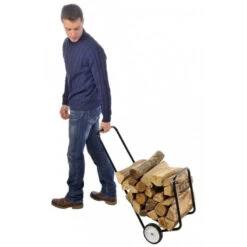 Chariot à Bûches Métal 7 Chariot à Bûches Métal -Le Jardin Parfai chariot buches metal 3