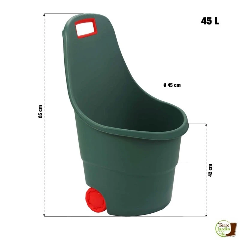 Chariot De Jardin 2 Roues 45 L 2 Chariot De Jardin 2 Roues 45 L - Image 2