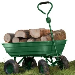 Chariot De Jardin 4 Roues - 52 Litres Capacité 120 Kg 11 Chariot De Jardin 4 Roues - 52 Litres Capacité 120 Kg -Le Jardin Parfai chariot de jardin remorque 4 roues 120 kg capacite 52l 1 3