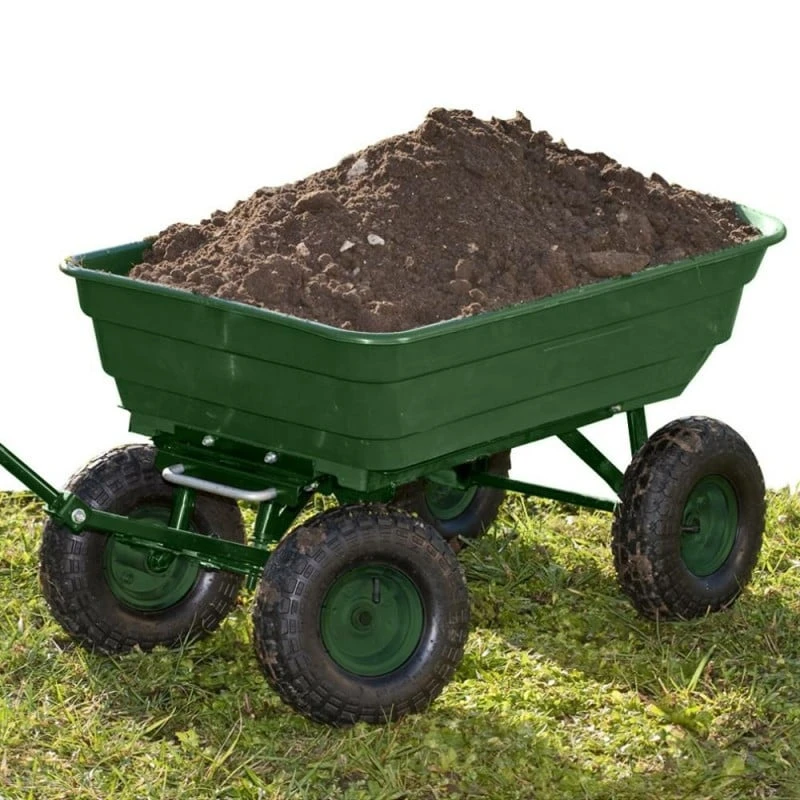 Chariot De Jardin 4 Roues - 52 Litres Capacité 120 Kg 5 Chariot De Jardin 4 Roues - 52 Litres Capacité 120 Kg - Image 5