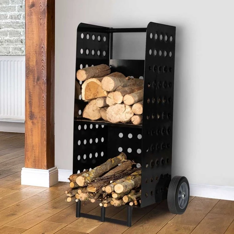Chariot Porte Bûches En Métal 5 Chariot Porte Bûches En Métal - Image 5