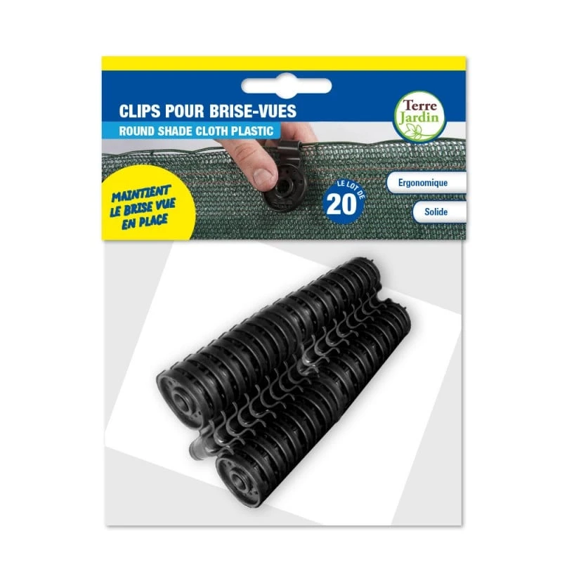 Clips De Fixation Pour Brise Vue - Lot De 20 3 Clips De Fixation Pour Brise Vue - Lot De 20 - Image 3