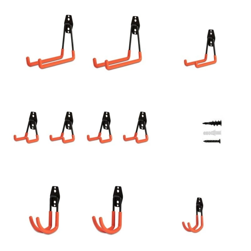 Crochets Muraux De Garage Pour Outils - X10 1 Crochets Muraux De Garage Pour Outils - X10