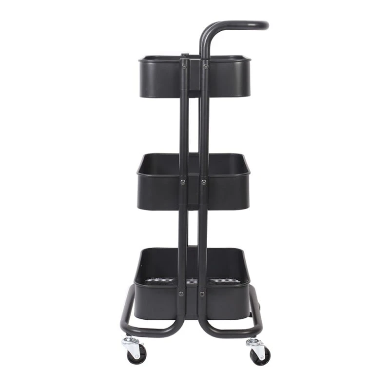 Desserte à Roulettes 3 Niveaux BlacKitchen 3 Desserte à Roulettes 3 Niveaux BlacKitchen - Image 3