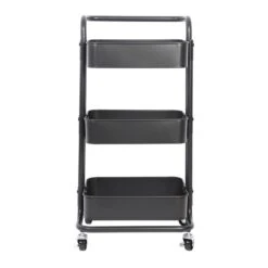 Desserte à Roulettes 3 Niveaux BlacKitchen 15 Desserte à Roulettes 3 Niveaux BlacKitchen -Le Jardin Parfai desserte a roulettes 4