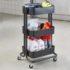 Desserte à Roulettes 3 Niveaux BlacKitchen 20 Desserte à Roulettes 3 Niveaux BlacKitchen -Le Jardin Parfai desserte a roulettes 9