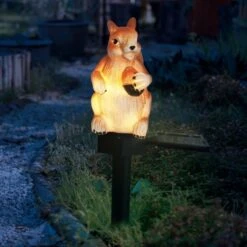 Écureuil Solaire à Planter -Le Jardin Parfai ecureuil solaire a planter 2