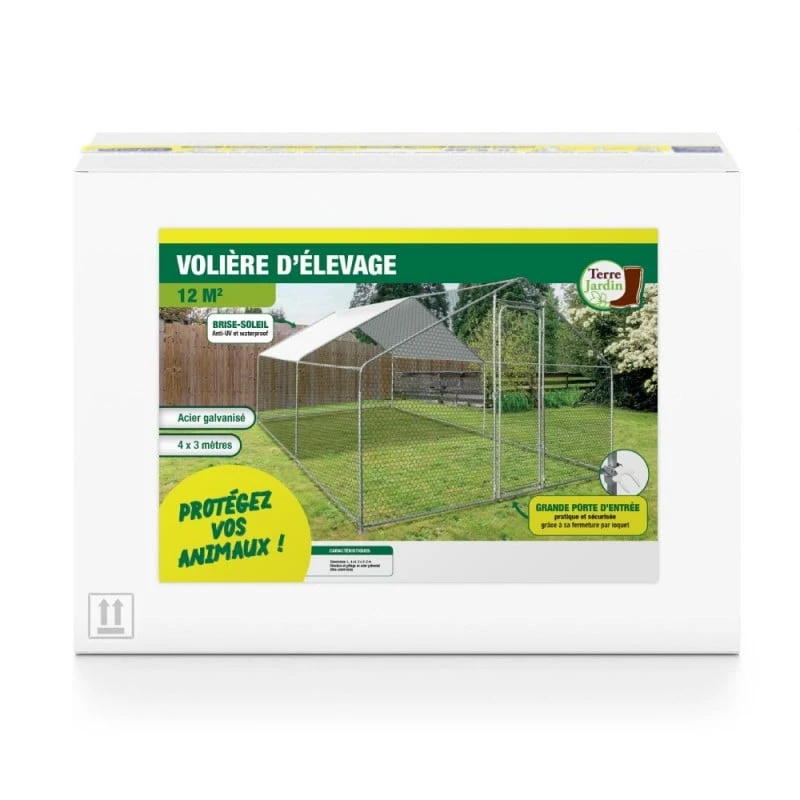 Enclos Poulailler / Volière Extérieur 12m2 3 Enclos Poulailler / Volière Extérieur 12m2 - Image 3