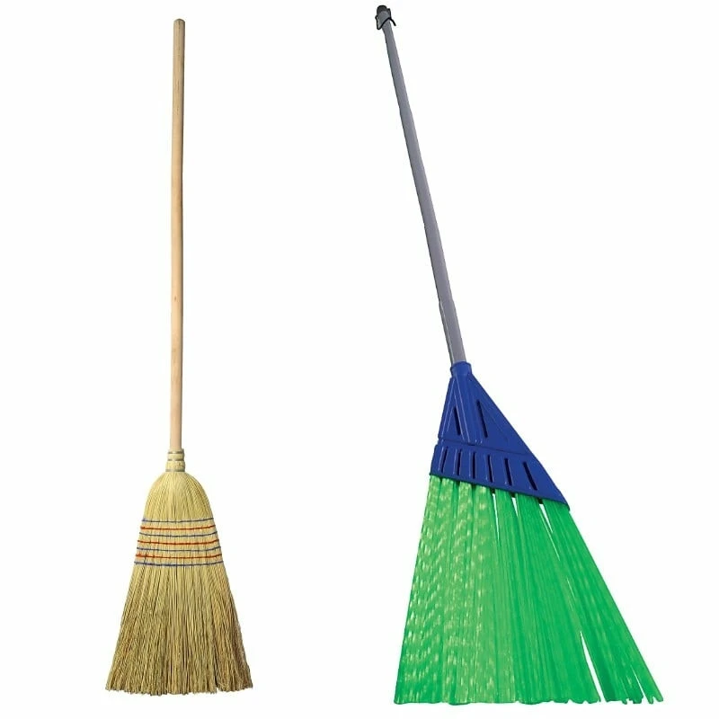 Ensemble Balai Paille De Riz Et Balai Vert 1 Ensemble Balai Paille De Riz Et Balai Vert