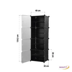 Étagère à Chaussures Modulable 16 Paires 11 Étagère à Chaussures Modulable 16 Paires -Le Jardin Parfai etagere a chaussures modulable 16 paires 3