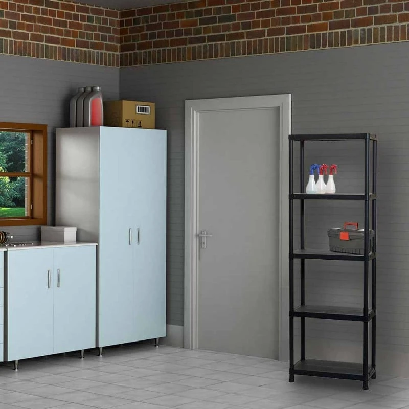 Étagère En Plastique 5 Niveaux 5 Étagère En Plastique 5 Niveaux - Image 5