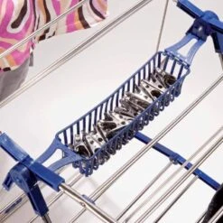 Étendoir à Linge Inox Avec Porte Cintres 10 Étendoir à Linge Inox Avec Porte Cintres -Le Jardin Parfai etendoir a linge inox interieur exterieur 4