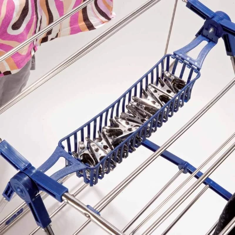 Étendoir à Linge Inox Avec Porte Cintres 5 Étendoir à Linge Inox Avec Porte Cintres - Image 5