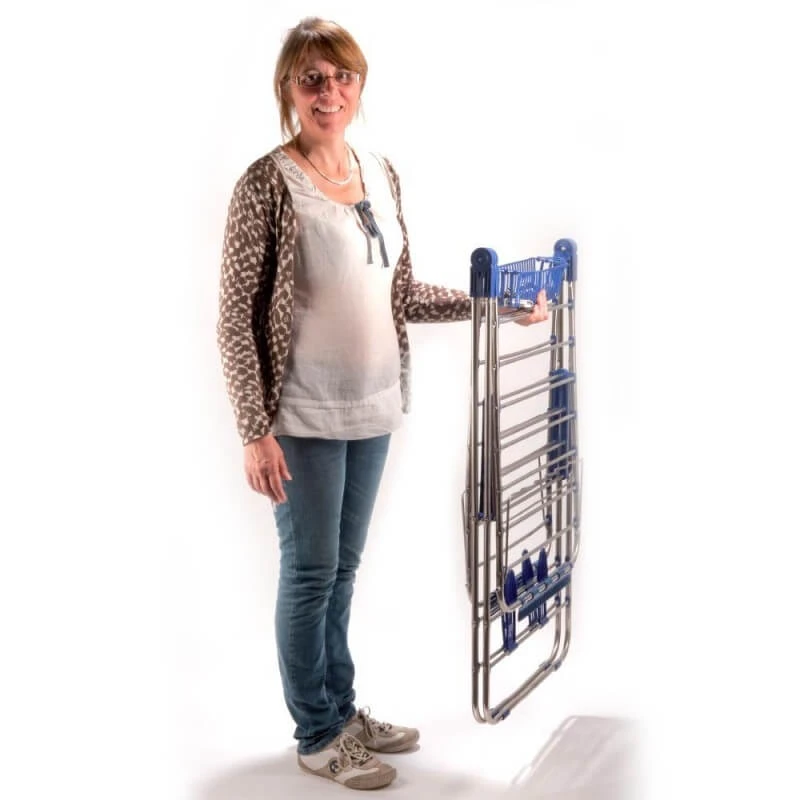 Étendoir à Linge Inox Avec Porte Cintres 6 Étendoir à Linge Inox Avec Porte Cintres - Image 6