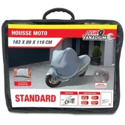 Housse Pour Moto - Intérieur 6 Housse Pour Moto - Intérieur -Le Jardin Parfai housse bache moto standard 183 x 89 x 119 cm 2