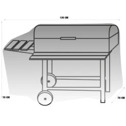 Housse De Protection Barbecue Ou Plancha -Le Jardin Parfai housse barbecue plastique 3
