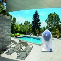Housse De Protection Barbecue Rond -Le Jardin Parfai housse barbecue rond 70 cm 2