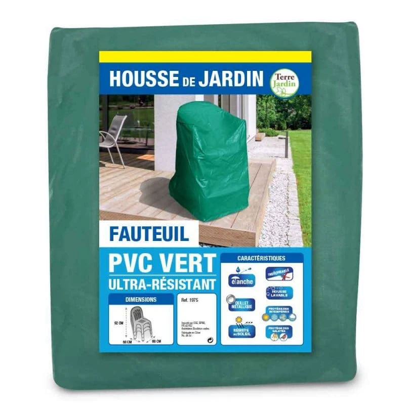 Housse De Protection PVC Chaise De Jardin - Extérieur 2 Housse De Protection PVC Chaise De Jardin - Extérieur - Image 2