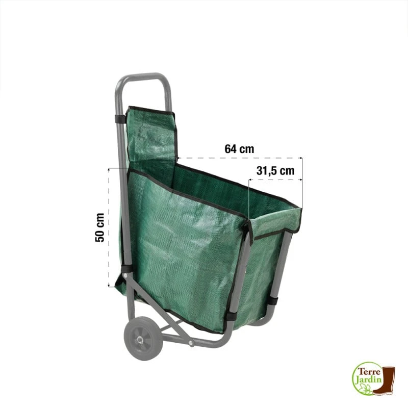 Housse Pour Chariot à Bûches En Métal Sur Roues 2 Housse Pour Chariot à Bûches En Métal Sur Roues - Image 2