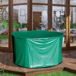 Housse De Protection PVC Table Ronde De Jardin - Extérieur 6 Housse De Protection PVC Table Ronde De Jardin - Extérieur -Le Jardin Parfai housse pvc table ronde 2