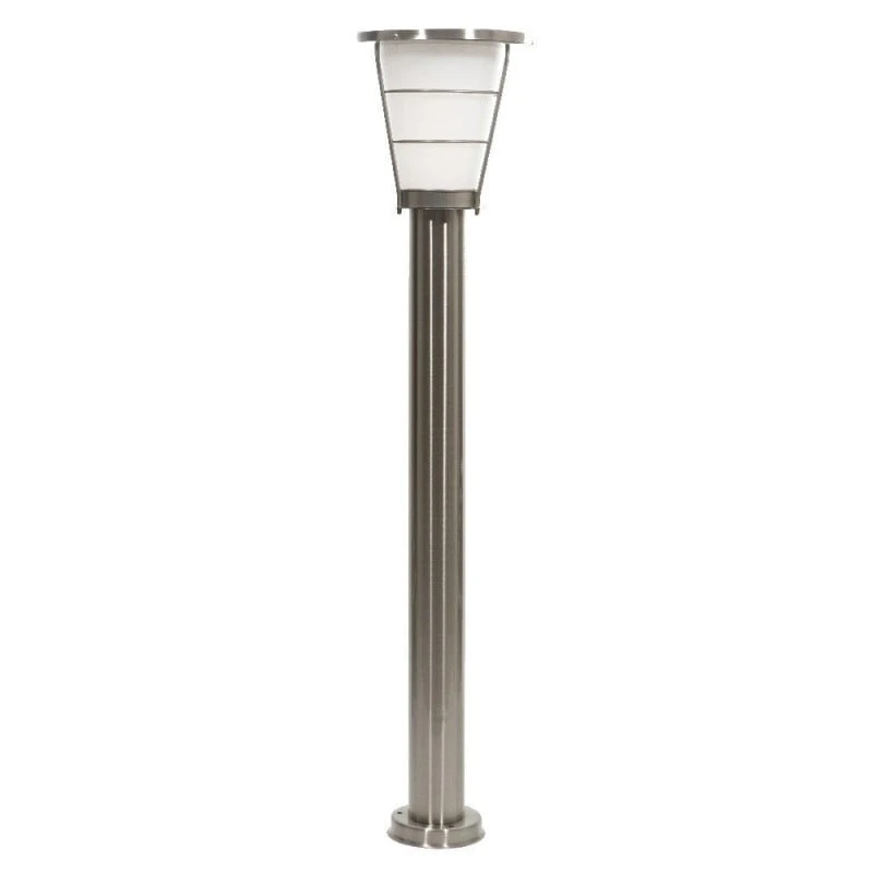 Borne Solaire Haute-qualité Inox 1m Avec Détecteur 1 Borne Solaire Haute-qualité Inox 1m Avec Détecteur